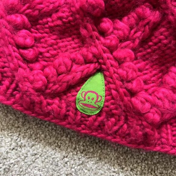 Paul Frank Women's Beanie Hat Pink NWOT - Picture 2 of 4